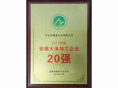 2017��Ȱ��մ��׼ӹ���ҵ20ǿ